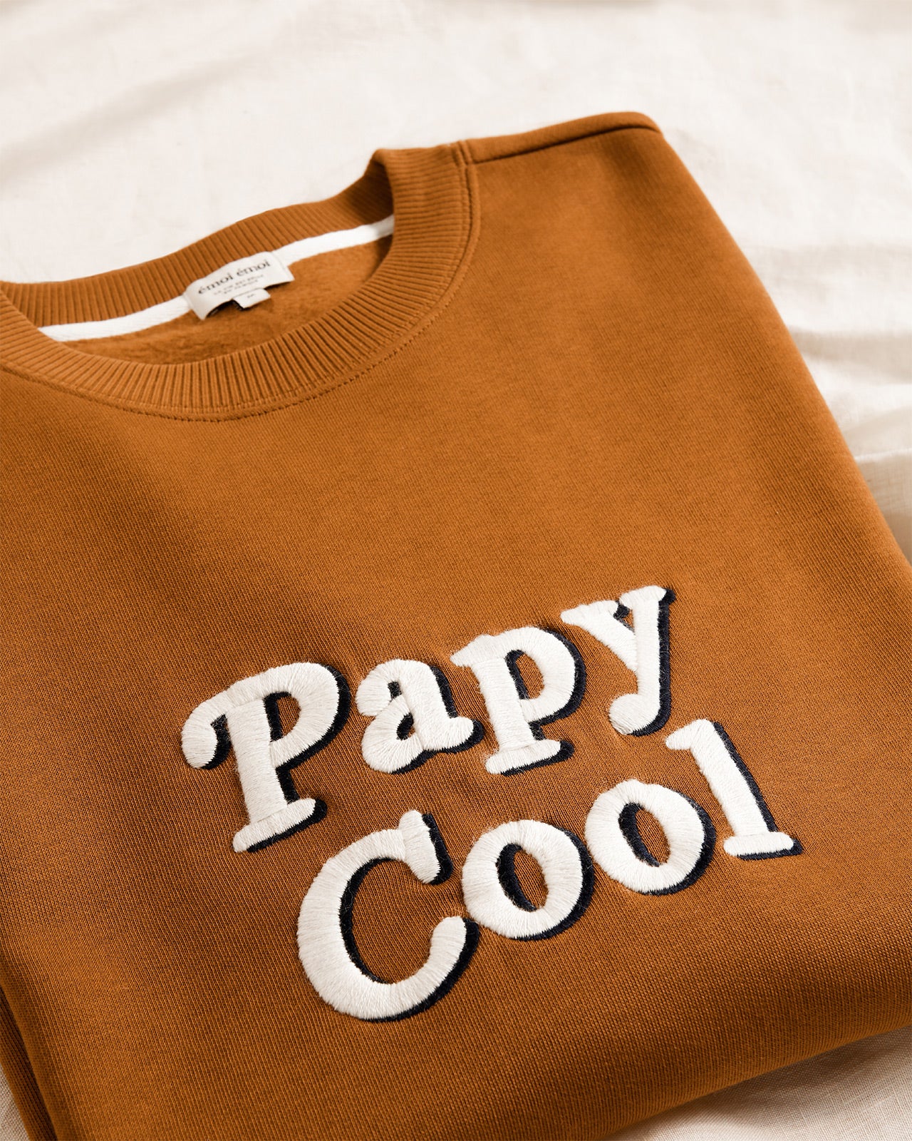 Le tablier Papy cool en coton bio - vert sapin – émoi émoi