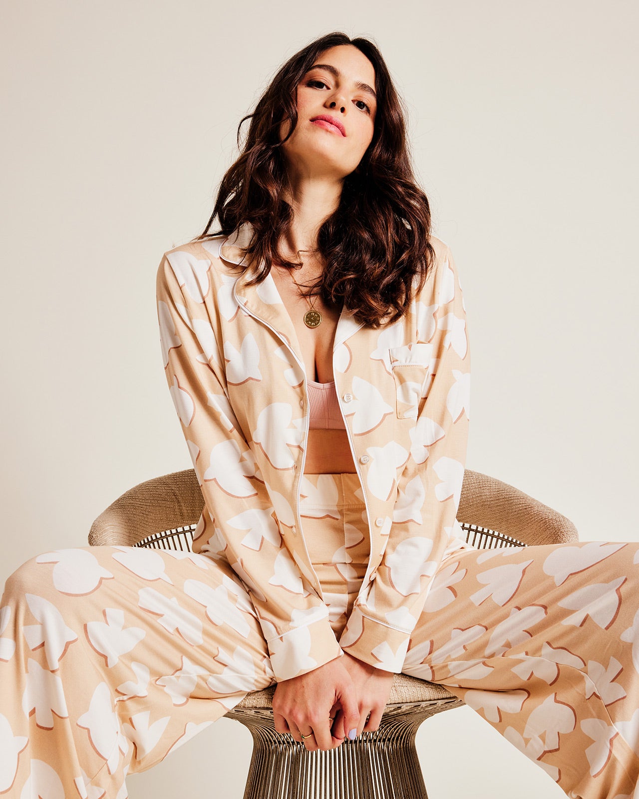 Ensemble Pyjama Coton Bio et TENCEL™ pour Femme