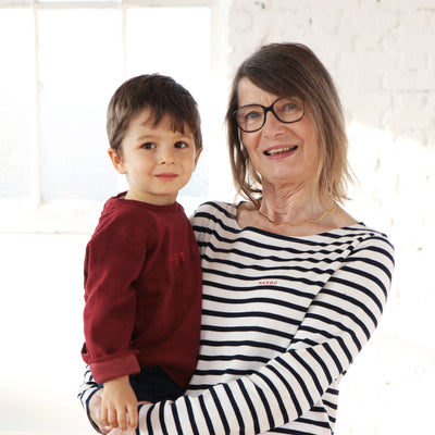 Chantal, mamie (très) poule d’Augustin 3 ans et Gauthier et Jean, 22 mois.