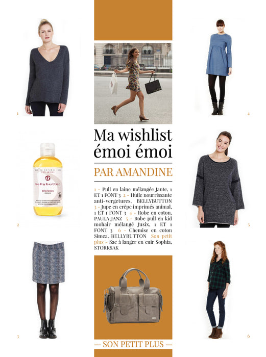 La wish list d’Amandine