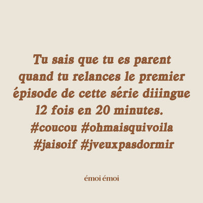 Et maintenant, au dodo !