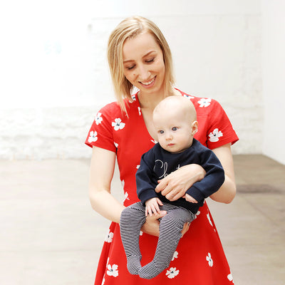 Caroline maman louve de Tim 8 mois