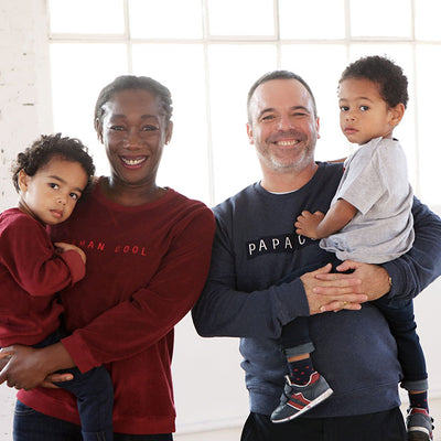 Geoffroy, papa (très) poule d’Isaac et Nelson, 3 ans et demi.