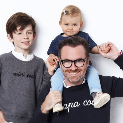 Marc papa cool d’Arthur 8 ans et d’Adèle 1 an