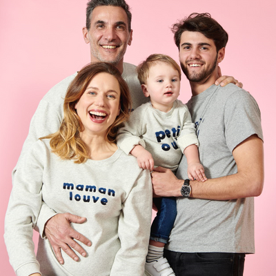 Patrick, Lou, Paul et Arthur. Une famille recomposée qui s’agrandit.