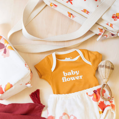 Dans ma valise de maternité il y a … des bodies