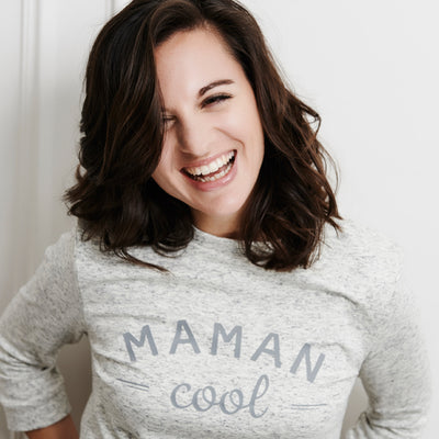 Camille, future maman cool, enceinte de quatre mois