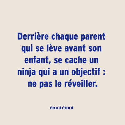 Carton. Derrière chaque parent se cache un ninja