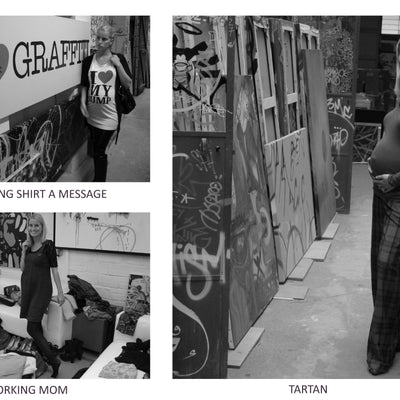 Enceinte en bottes ou tartan, des styles rock’ et working mom