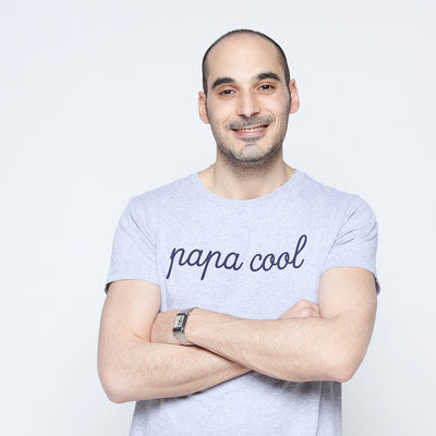 Julien papa poule de Gabriel 2 ans et demi et de Hannah 7 mois