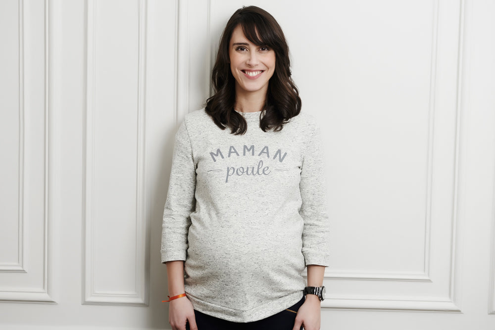 Juliette, maman poule de Eliott 2 ans et demi, enceinte de son deuxième garçon