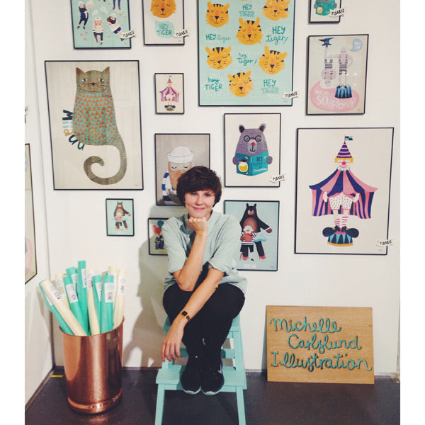 Michelle Carlslund, l’illustratrice au pays des tigres et des ours