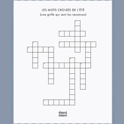 Les mots croisés de l