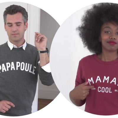 Vidéo : nouveaux sweats Papa & Maman