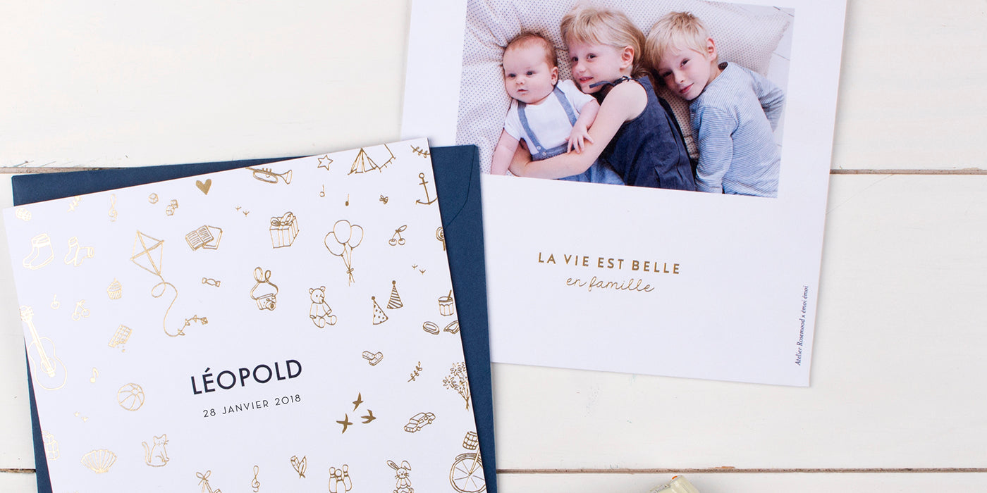 Les jolis faire-part de l’Atelier Rosemood