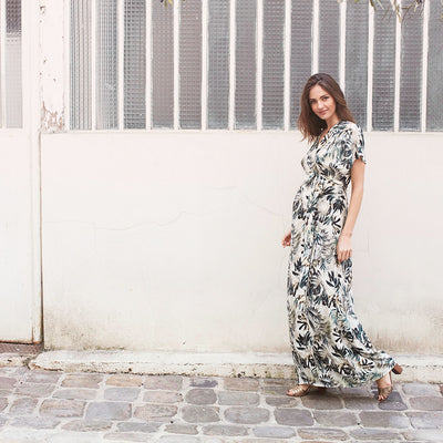 Inspiration #9 : la robe longue à l’imprimé tropical