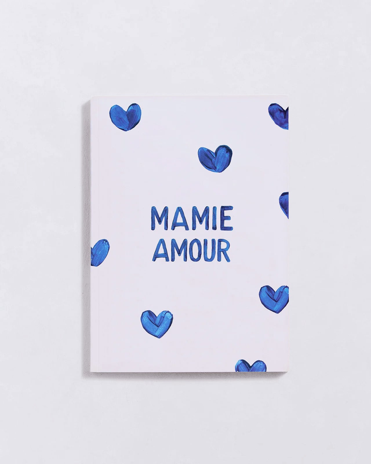 Le carnet Mamie amour - cœurs bleus
