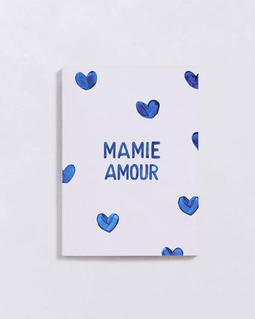 Le carnet Mamie amour - cœurs bleus - émoi émoi   - 1 