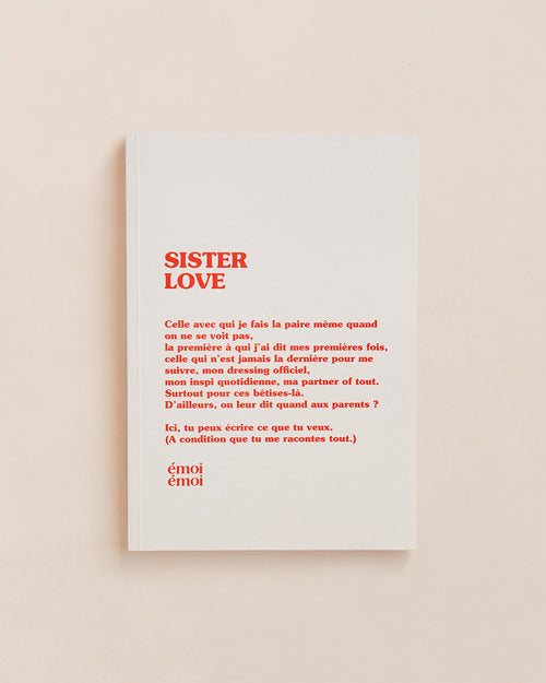 Le carnet Sister love - émoi émoi   - 1 