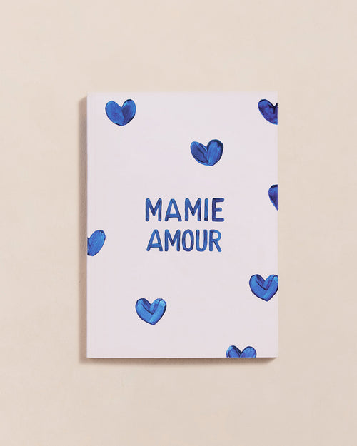 Le carnet Mamie amour - cœurs bleus - émoi émoi   - 1 