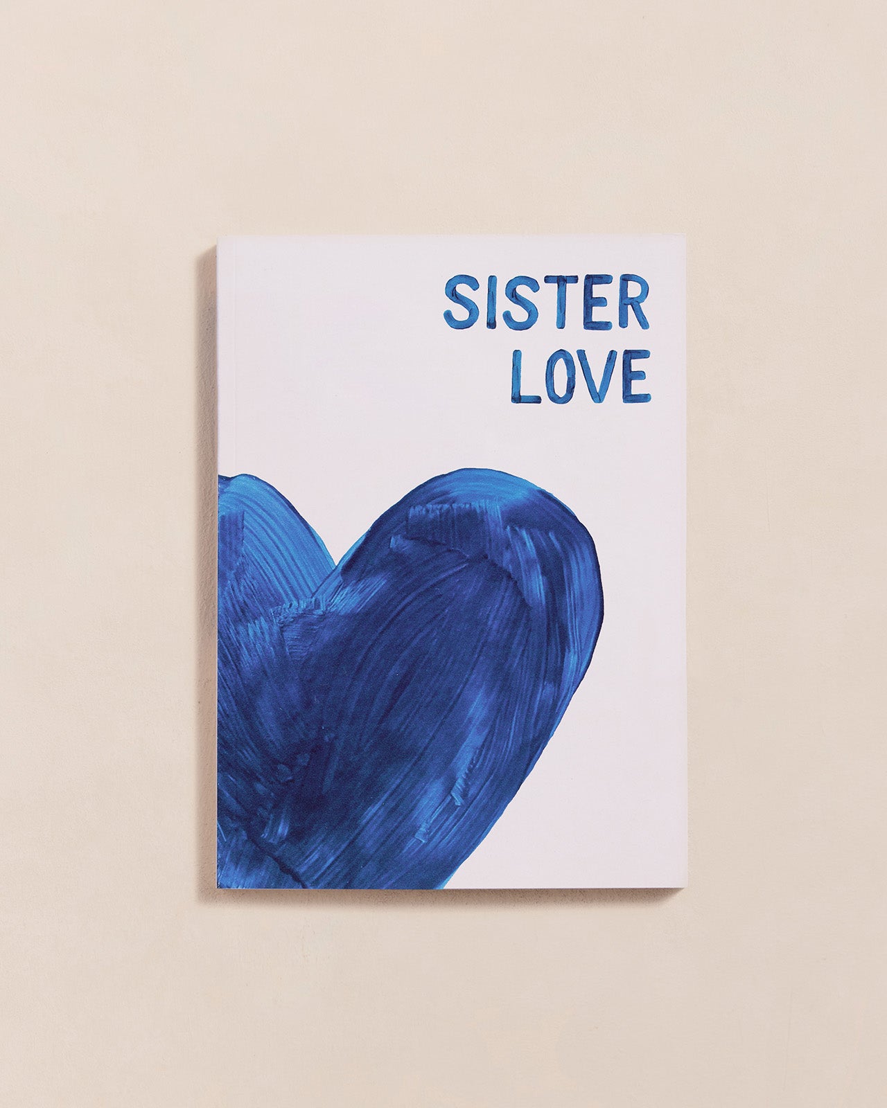 Le carnet Sister Love - cœurs bleus