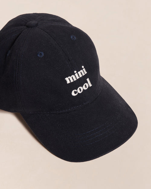 La casquette Mini cool - charbon - émoi émoi   - 1 