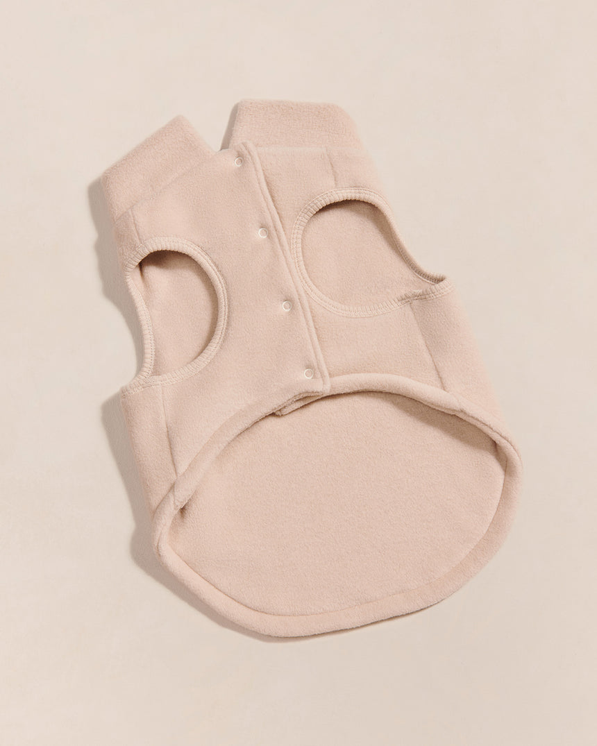 La veste pour chien Wild love en polaire recycl?�e - latte �?? ?�moi ?�moi