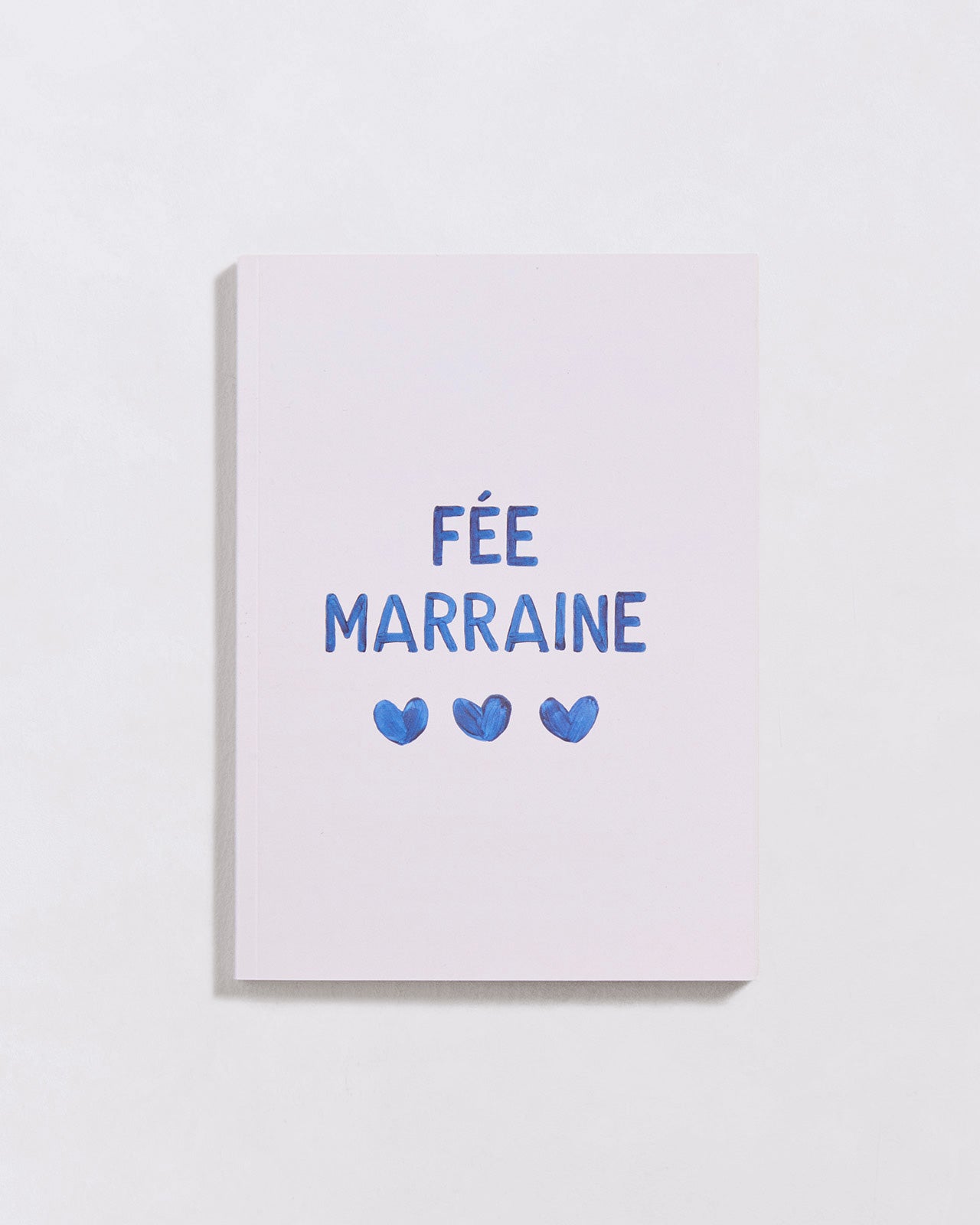 Le carnet Fée marraine - cœurs bleus