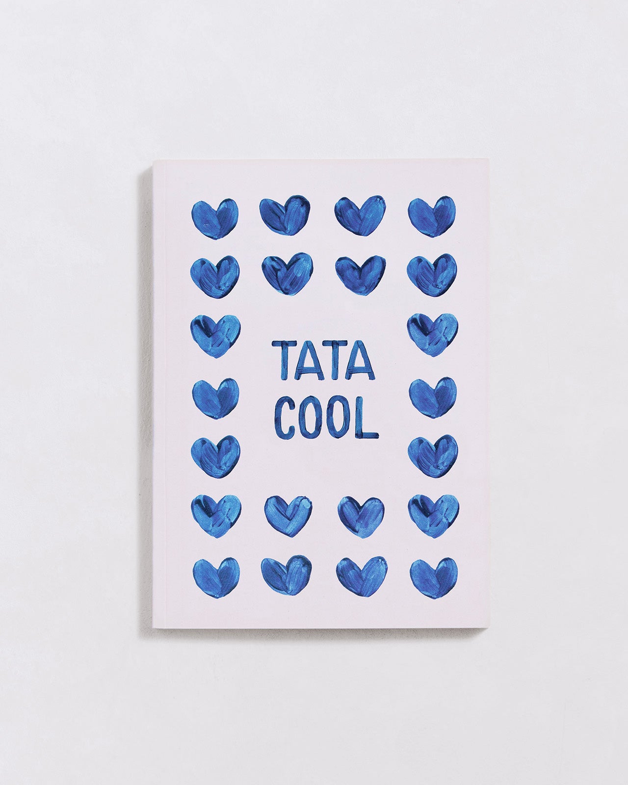Le carnet Tata cool - cœurs bleus