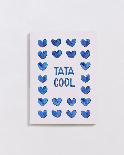 Le carnet Tata cool - cœurs bleus - émoi émoi   - 1 