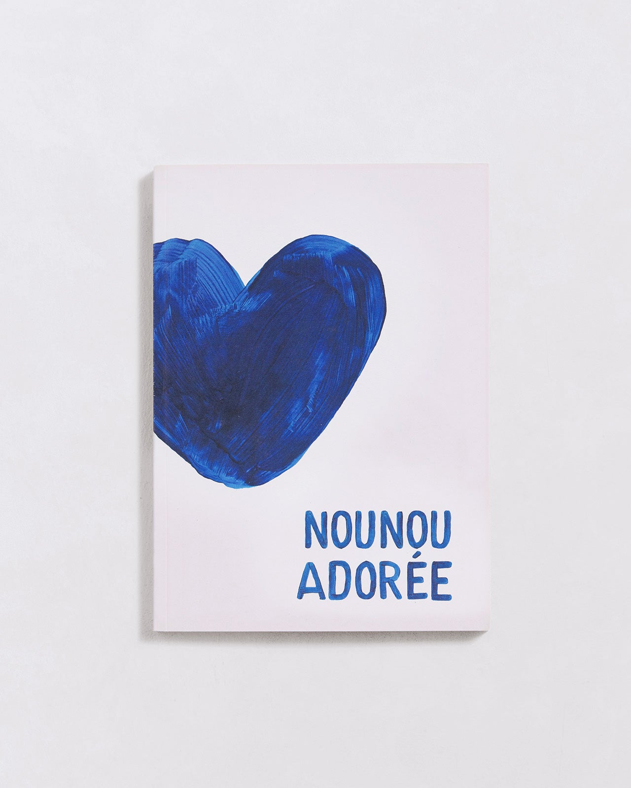 Le carnet Nounou adorée - cœurs bleus