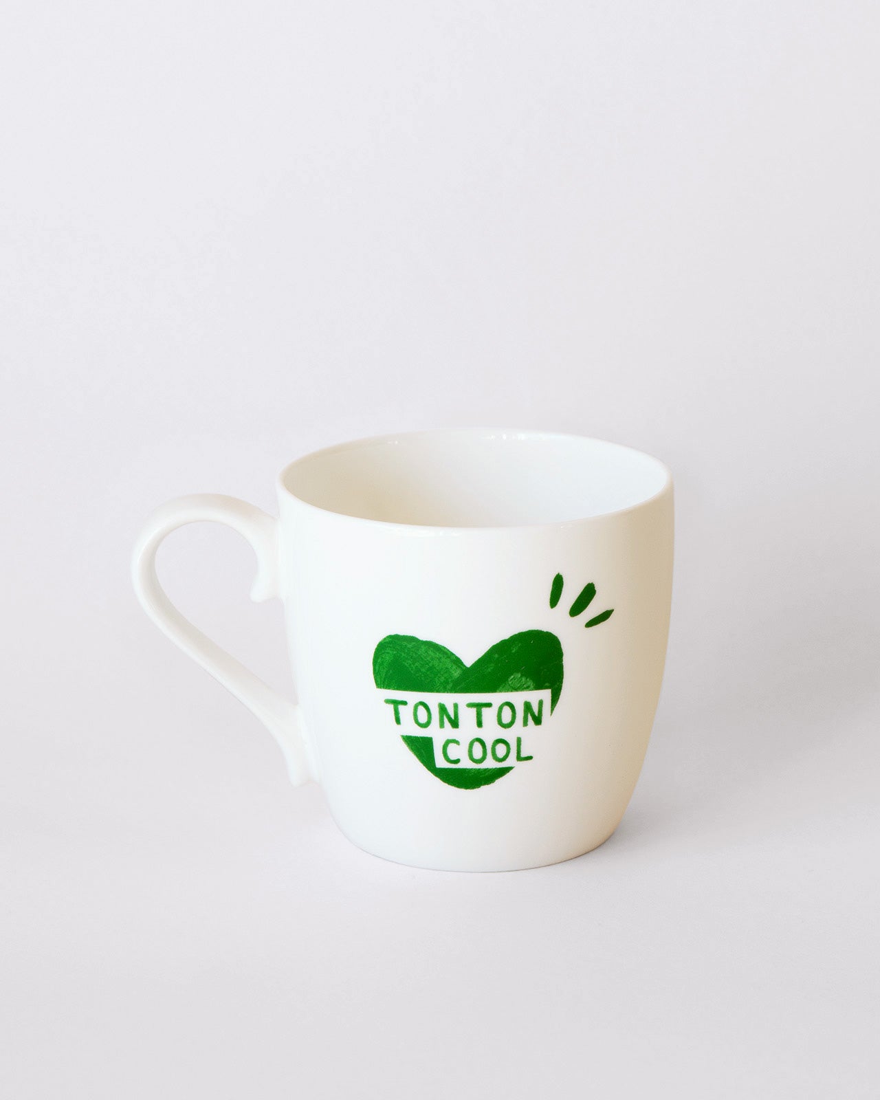 Le mug coeur Tonton cool - vert sapin
