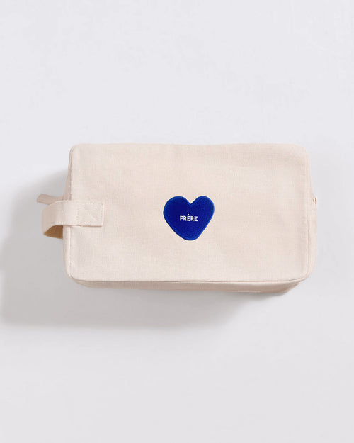 La trousse de toilette Frère - nature - émoi émoi   - 1 