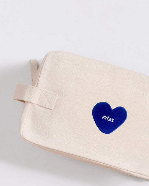 La trousse de toilette Frère - nature - émoi émoi   - 2 