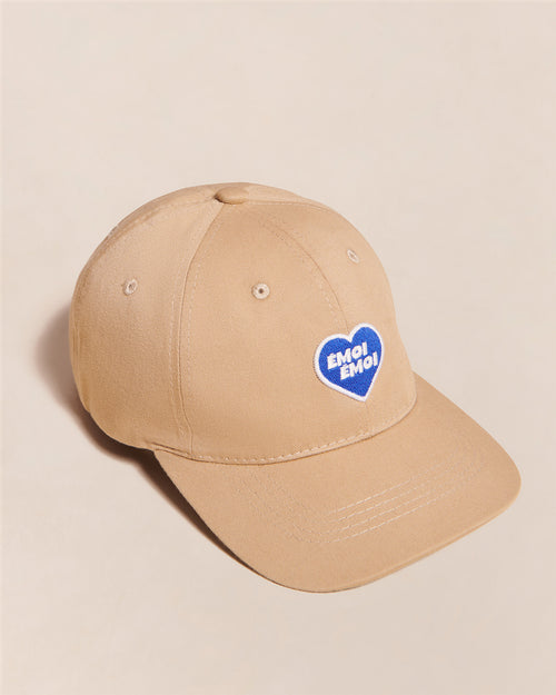 La casquette émoi émoi en coton - beige - émoi émoi   - 1 