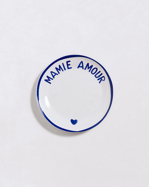 Le lot de 3 assiettes Mamie Amour - 19 cm - émoi émoi   - 4 