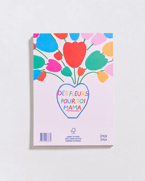 Le carnet L'amour extra frais en papier recyclé - multicolore - émoi émoi   - 4 