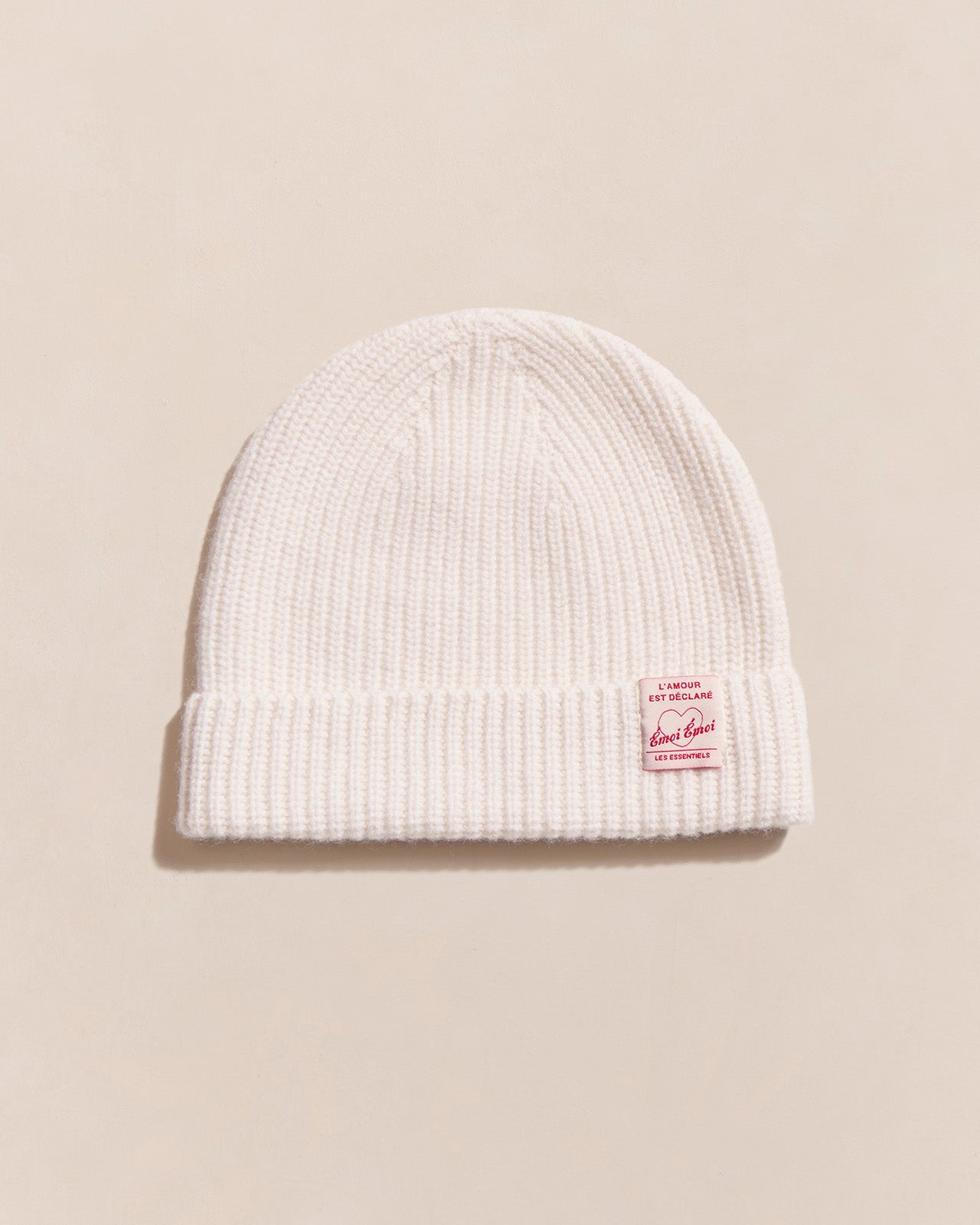 Le bonnet adulte - laine mérinos et cachemire - crème