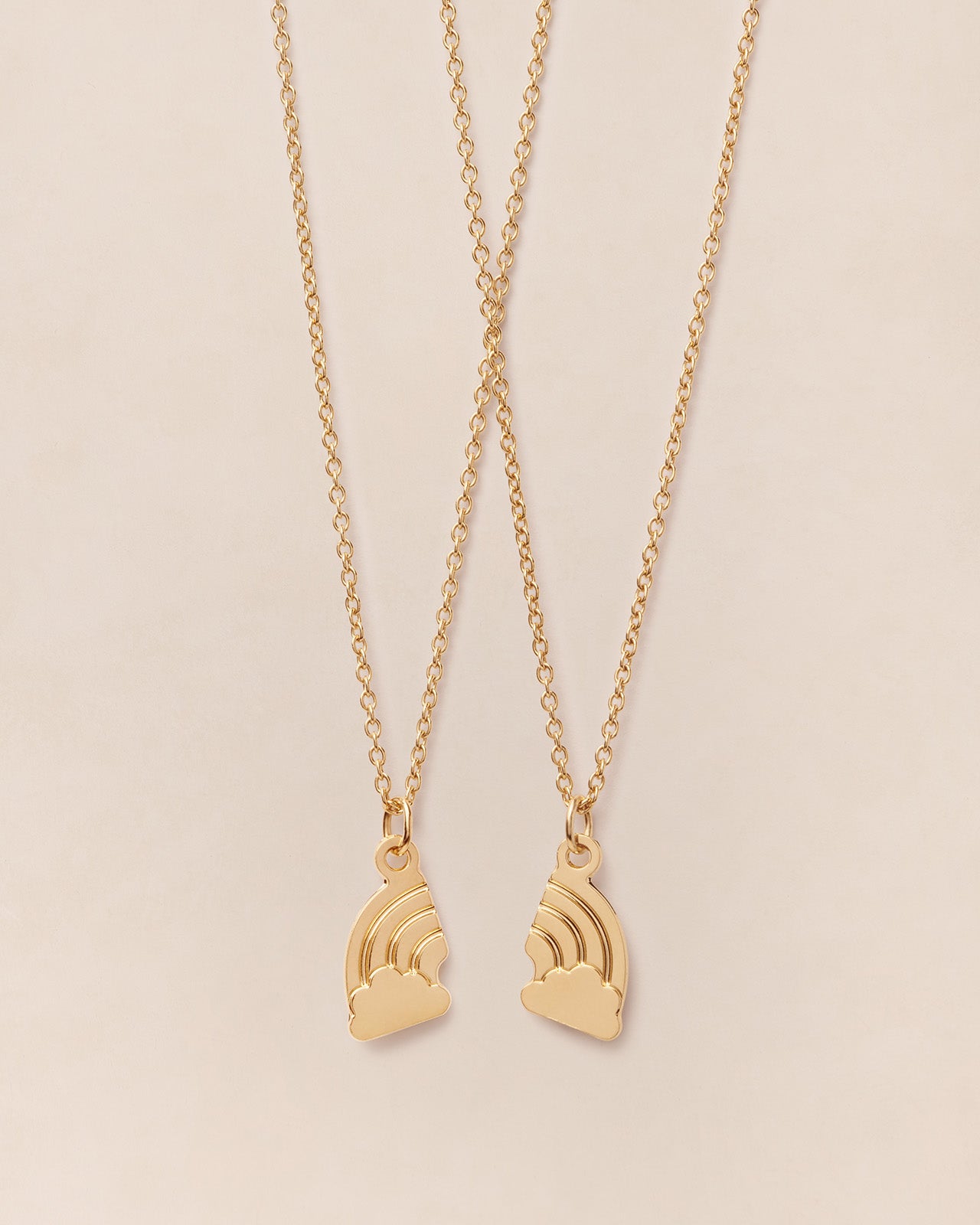 Les 2 médailles Arc-en-ciel - dorée à l