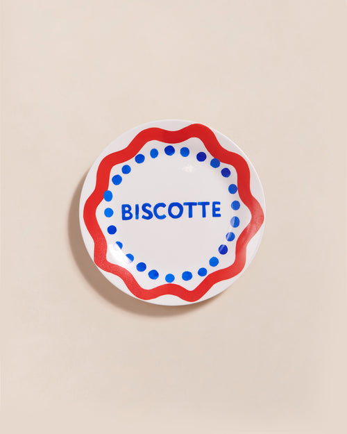 L'assiette Biscotte en porcelaine - émoi émoi   - 1 