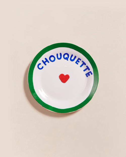 L'assiette Chouquette en porcelaine - émoi émoi   - 1 