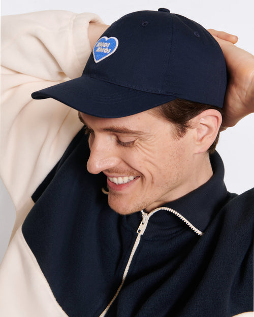 La casquette émoi émoi en coton - bleu - émoi émoi   - 4 