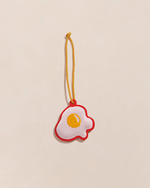 Le porte-clés Œuf au plat - émoi émoi   - 1 