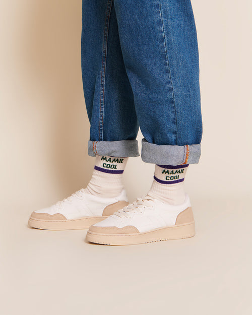 Les chaussettes Mamie cool - taille adulte - émoi émoi   - 2 