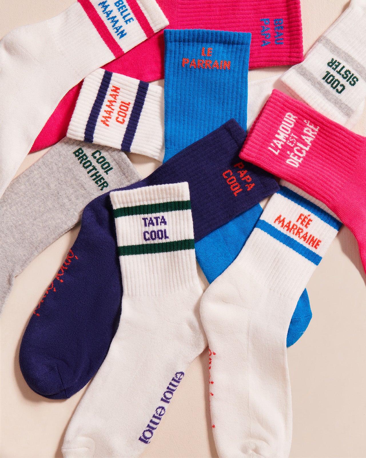 Les chaussettes Cool brother taille adulte emoi emoi