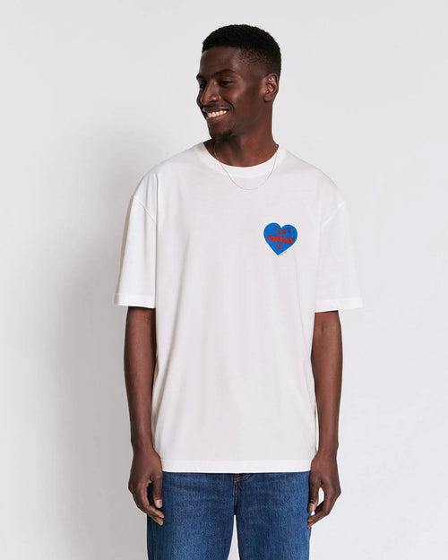 Le t-shirt Le parrain en coton bio - blanc - émoi émoi   - 4 