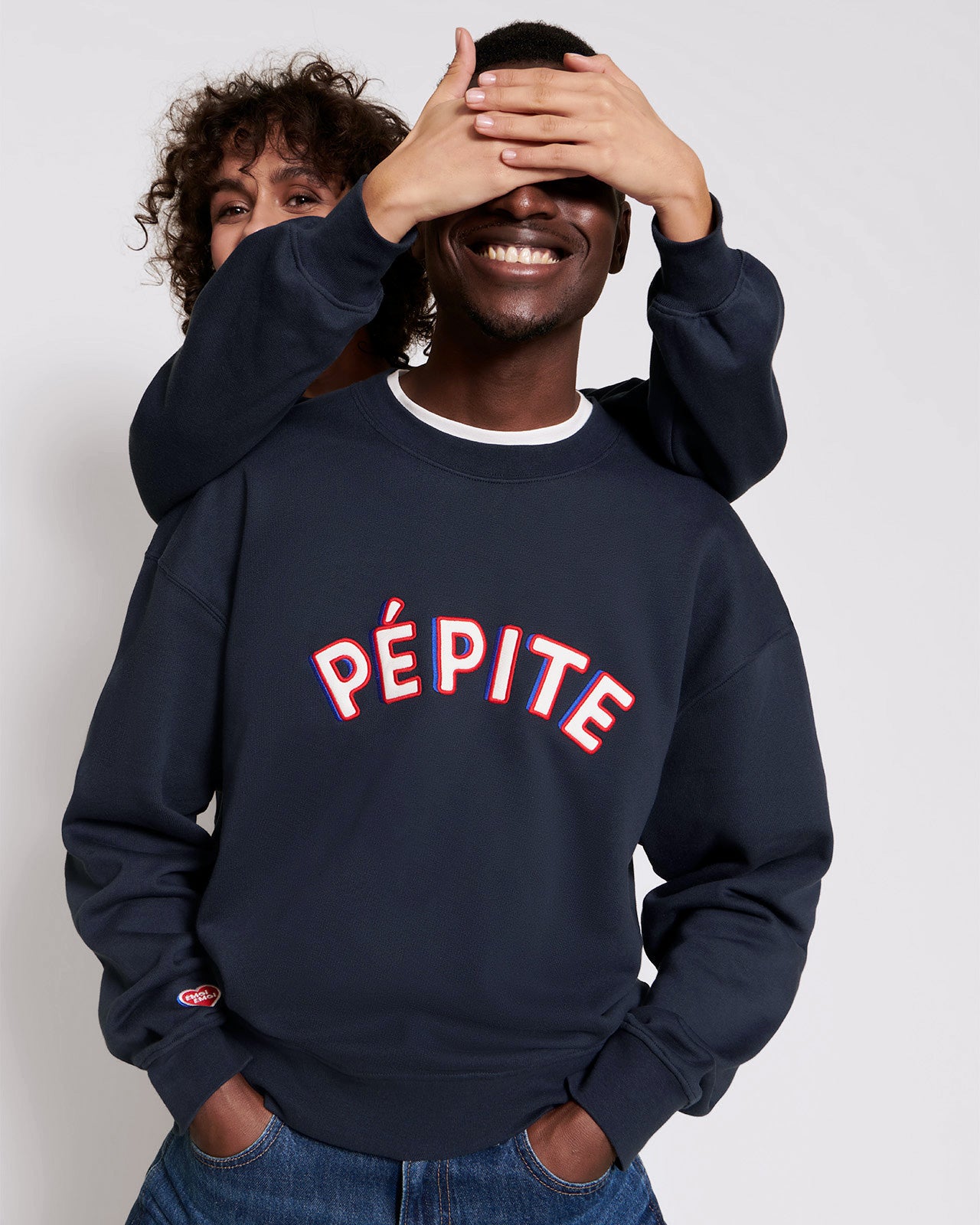 Le sweat Pépite homme en coton bio - bleu nuit