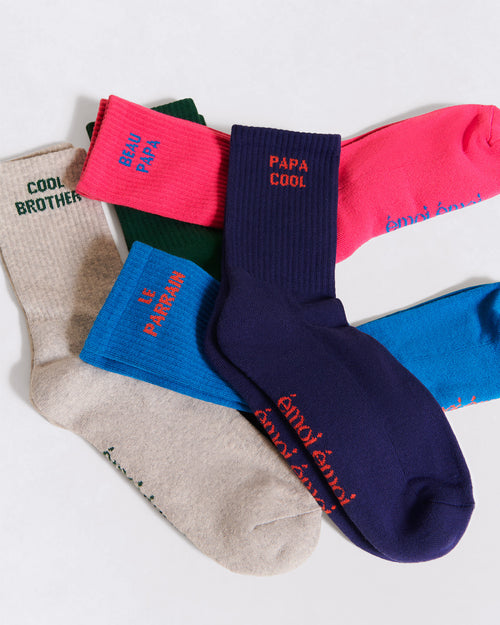 Les chaussettes Papa cool - taille adulte - émoi émoi   - 4 