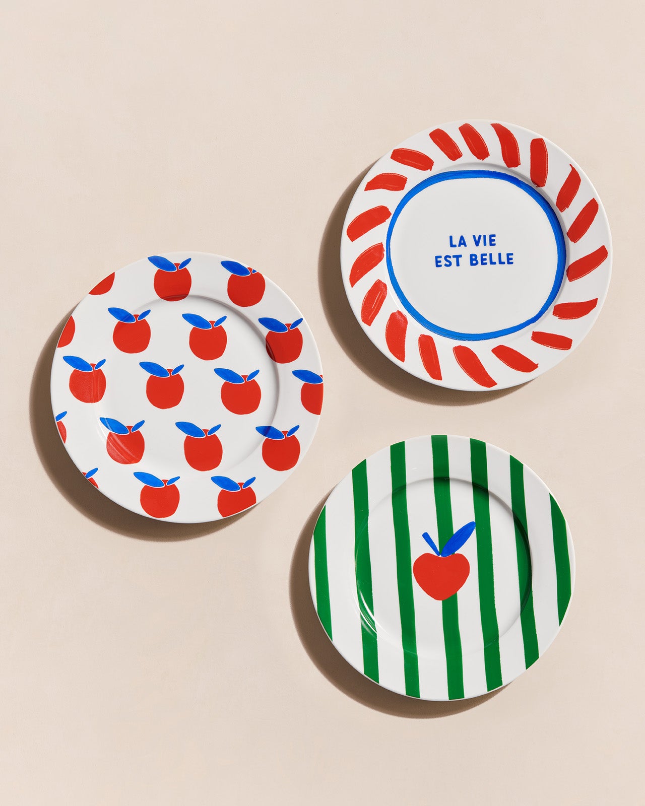 Le lot de 3 assiettes Fruit market - 26 cm