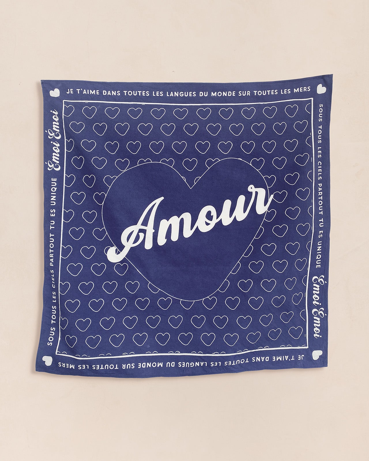 Le bandana mon Amour - charbon